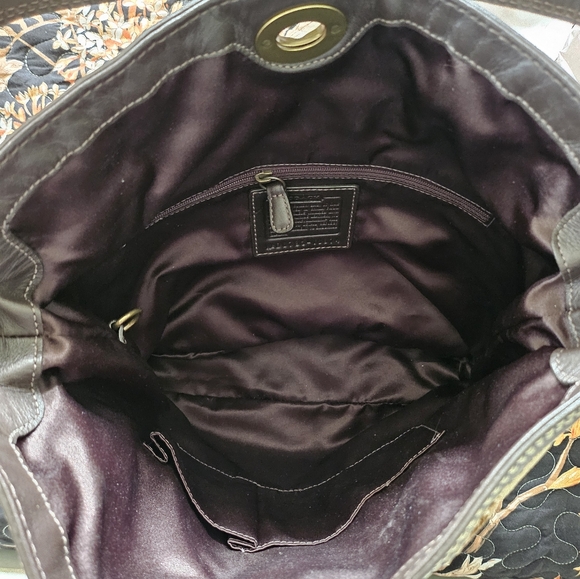 Coach patchwork hobo with turnlock 10974 from 2007 - Picture 10 of 12